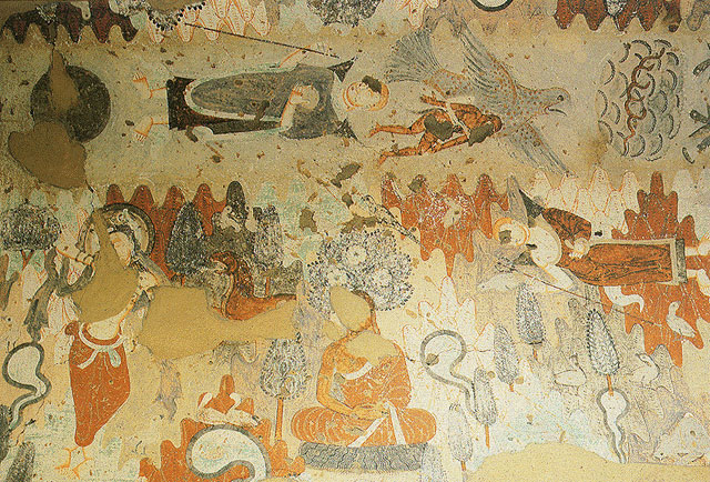 克孜尔114窟·顶部壁画